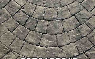 Bê tông áp khuôn cho sân trường học