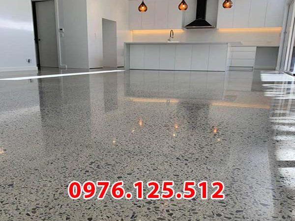 Báo giá thi công sàn đá mài granito, terrazzo