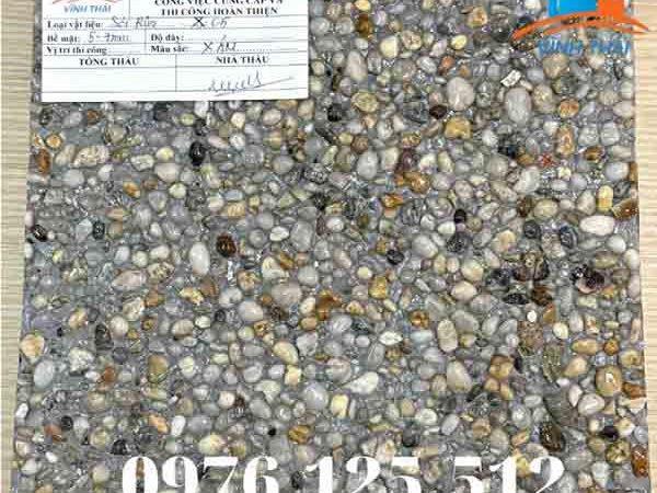 Vật liệu đá rửa polymer