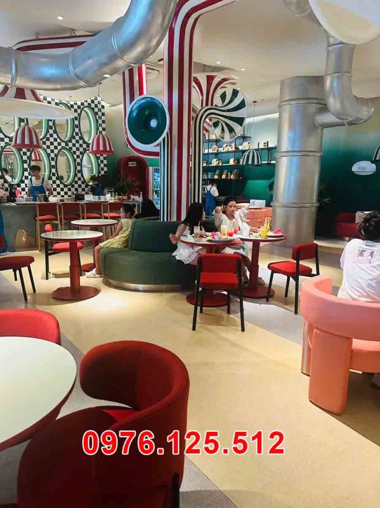Sàn bê tông mài cho quán cafe