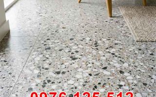 Thi công gạch terrazzo 800x800mm (80x80cm)